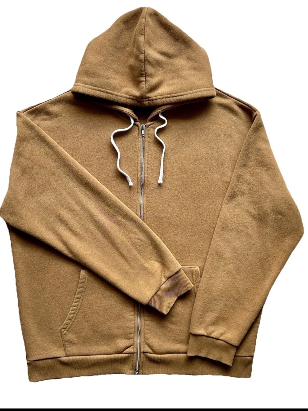 Copper Rust Full Zip Hoodie | Men's Large | Minimalist Workwear Gorpcore